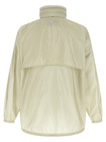 Prada Re Nylon Feather Windbreaker Beige
