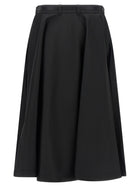 PRADA Re Nylon Flared Skirt Black, view 2