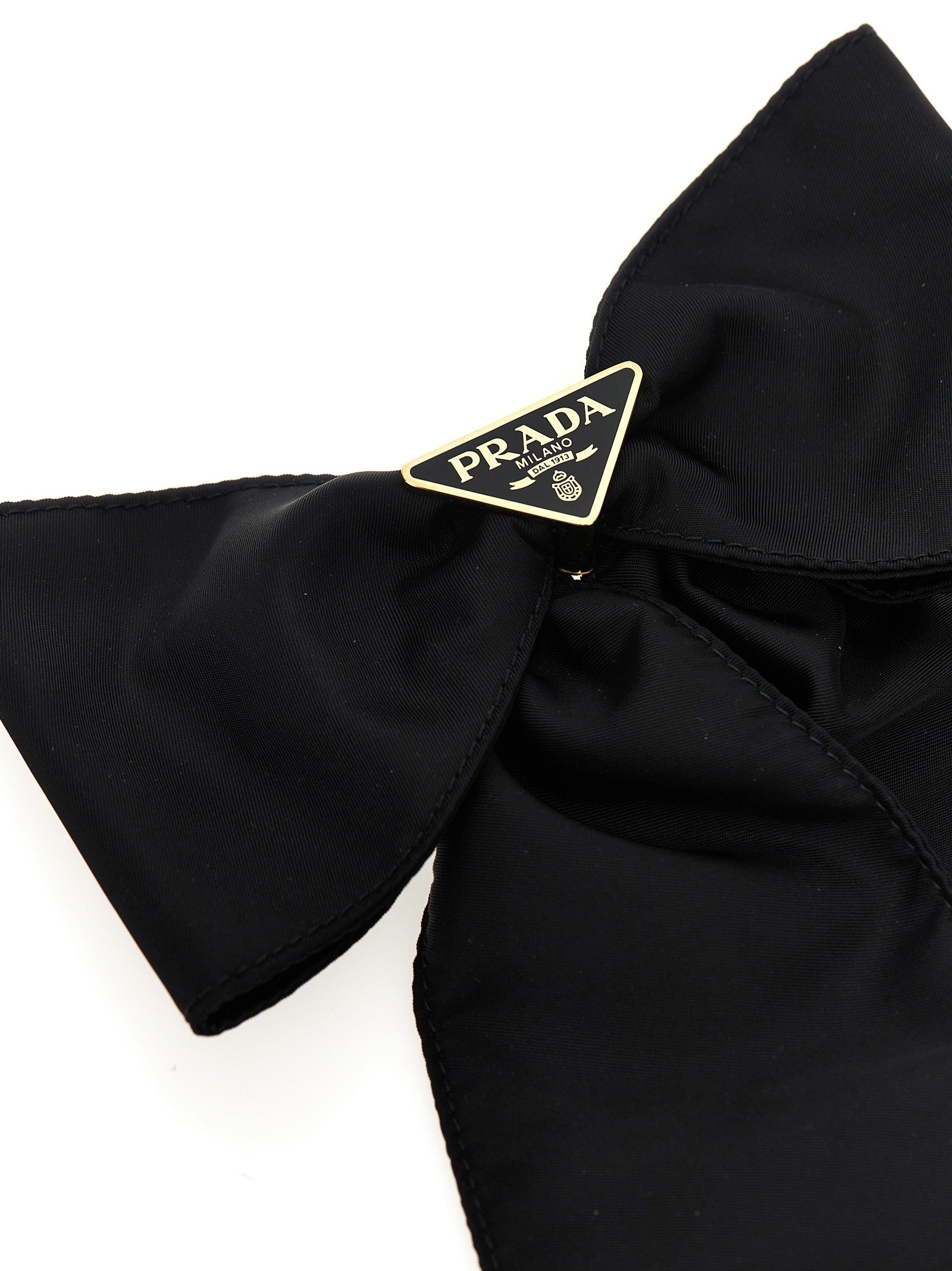 PRADA Re Nylon Hair Clip Black