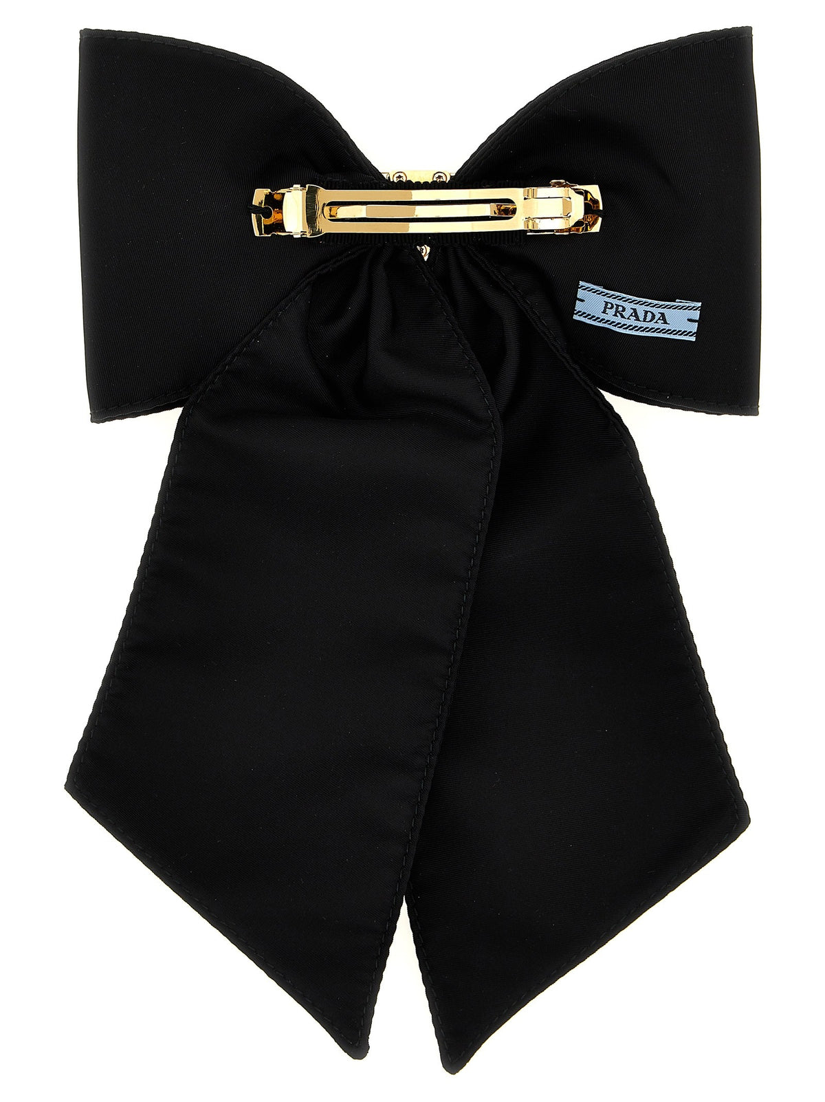 PRADA Re Nylon Hair Clip Black, view 2