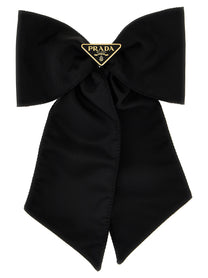 PRADA Re Nylon Hair Clip Black