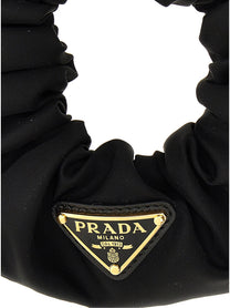 Prada Re Nylon Hair Elastic Black