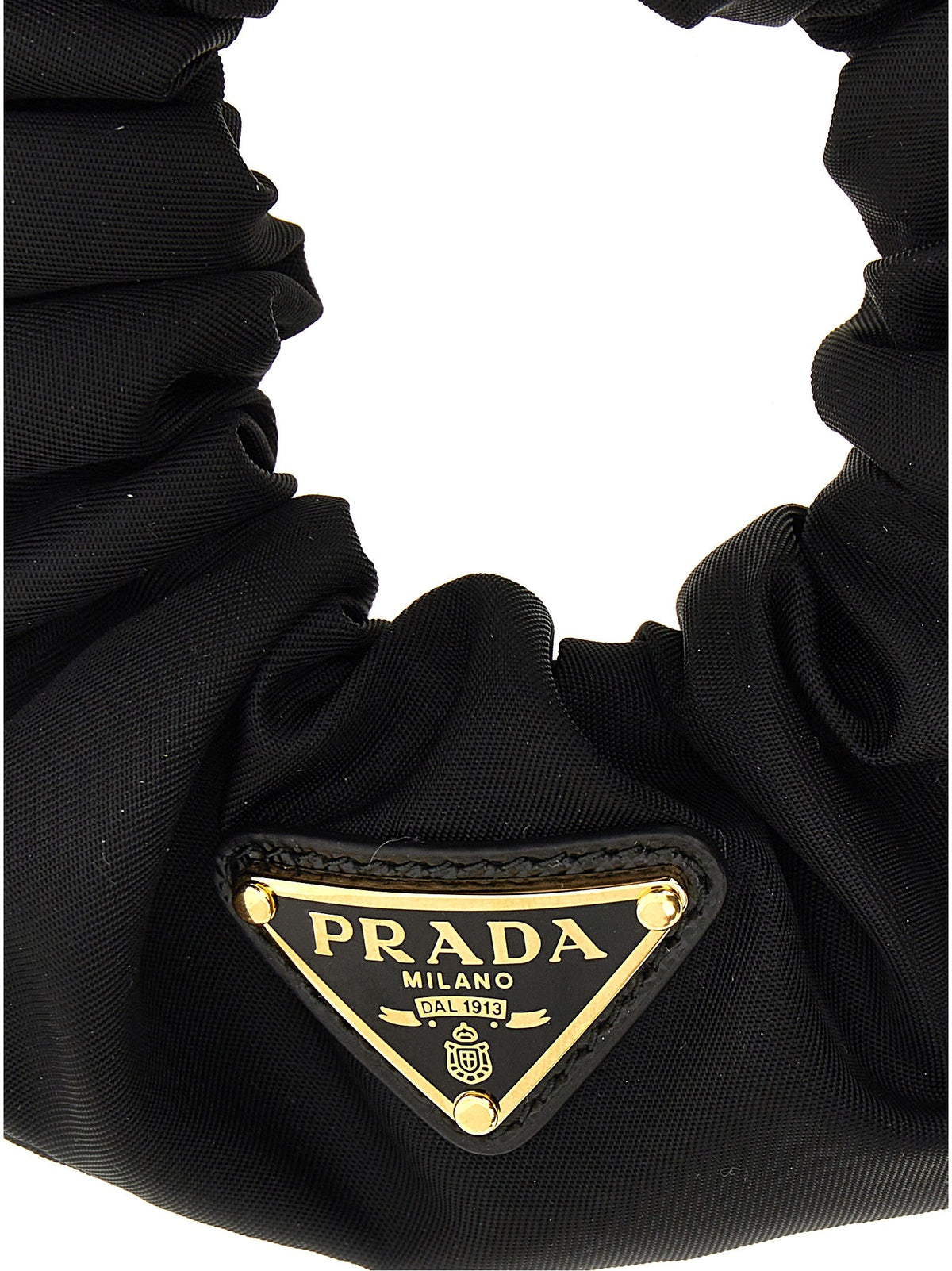 PRADA Re Nylon Hair Elastic Black, view 3