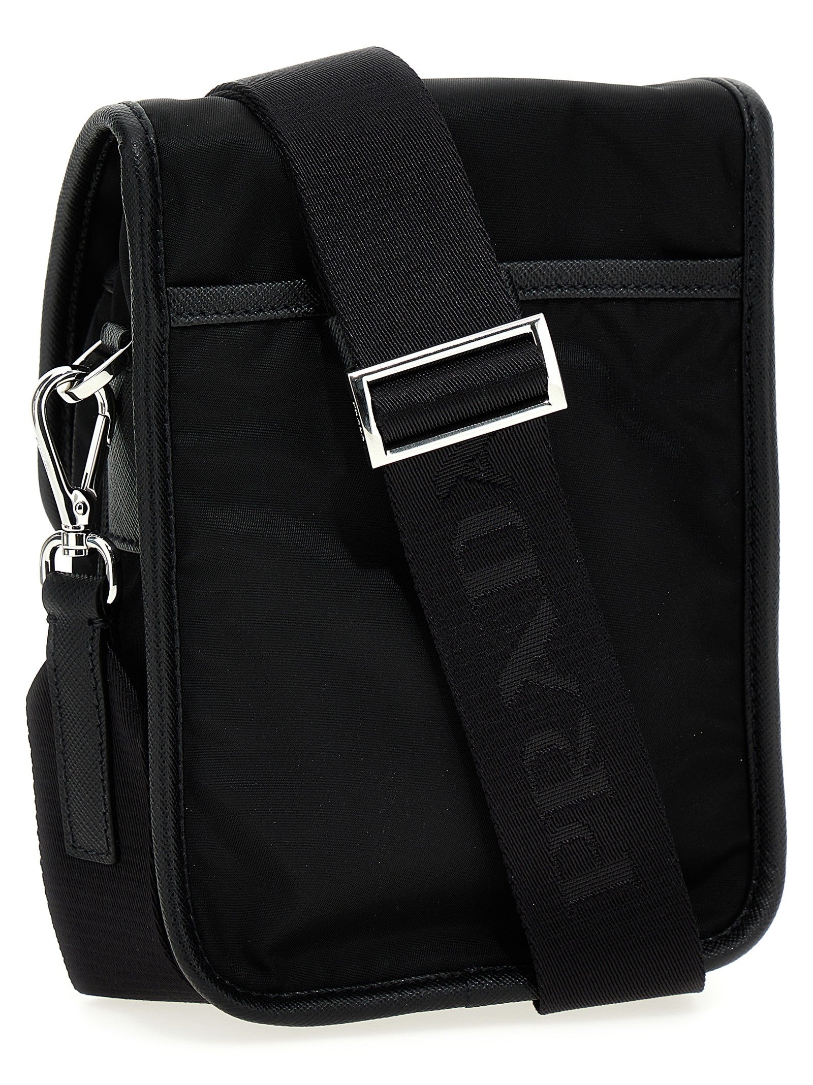 Prada Re Nylon Crossbody Bag Black