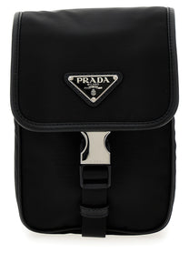 Prada Re Nylon Crossbody Bag Black