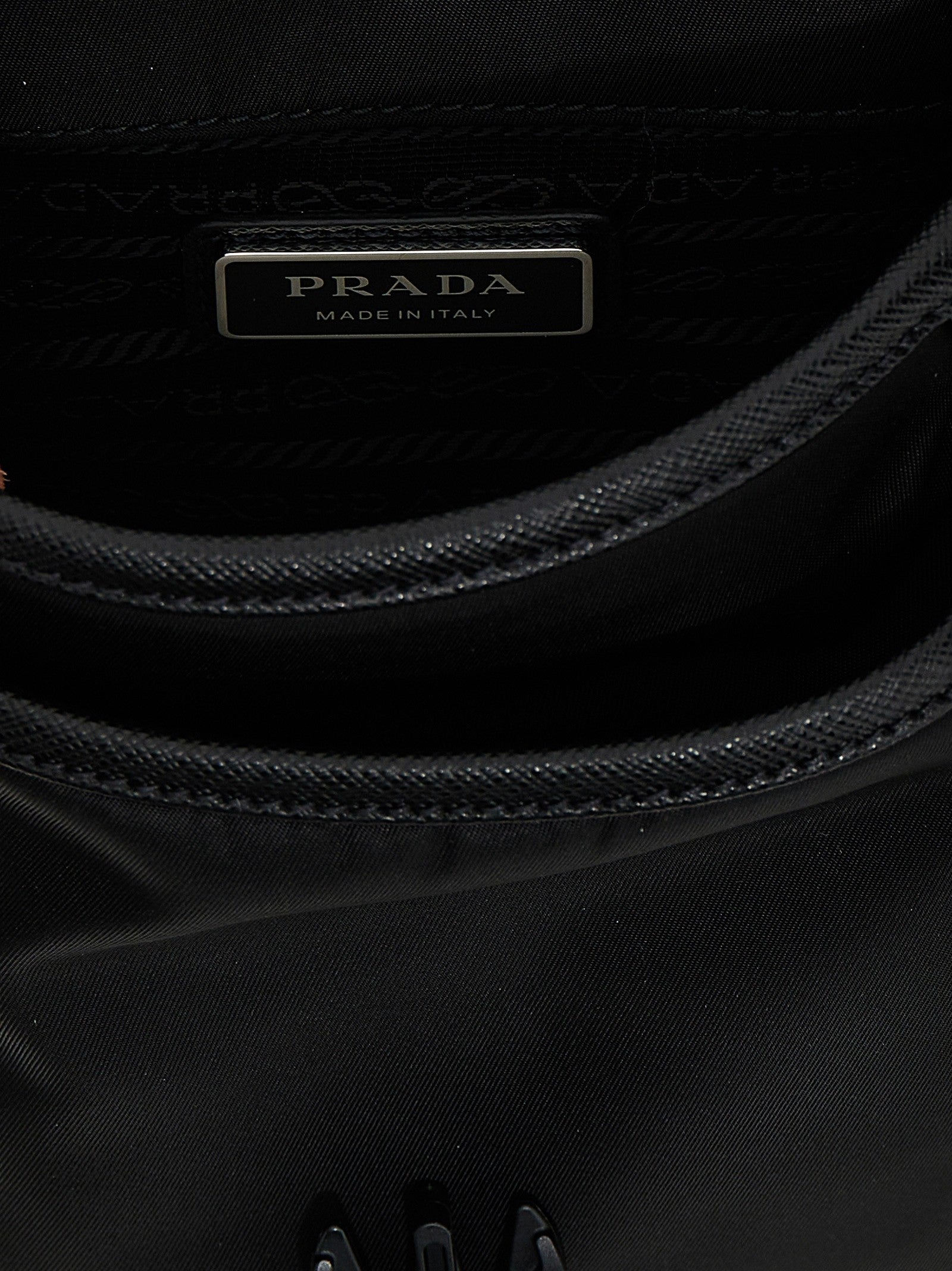 Prada Re Nylon Crossbody Bag Black