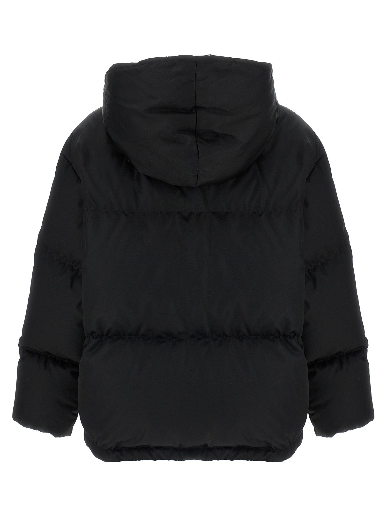 Prada Re Nylon Maxi Down Jacket Black