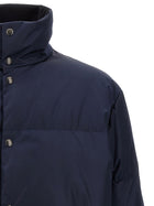 PRADA Re Nylon Medium Down Jacket Blue
