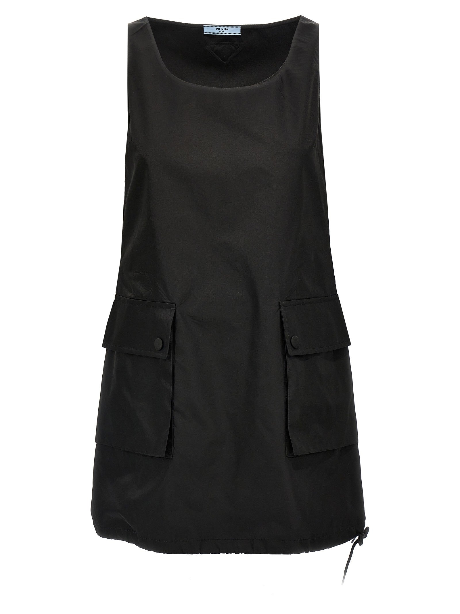PRADA Re Nylon Mini Dress Black
