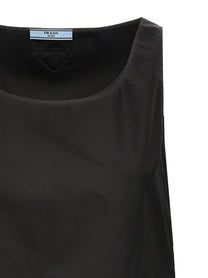 PRADA Re Nylon Mini Dress Black