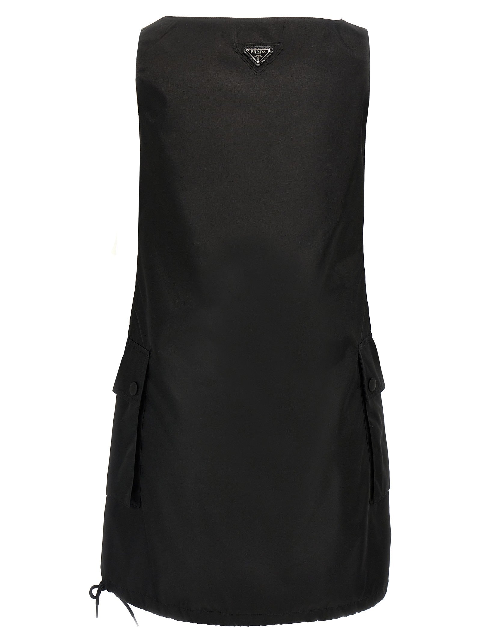 PRADA Re Nylon Mini Dress Black