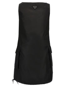 PRADA Re Nylon Mini Dress Black