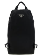 PRADA Re Nylon One Shoulder Backpack Black