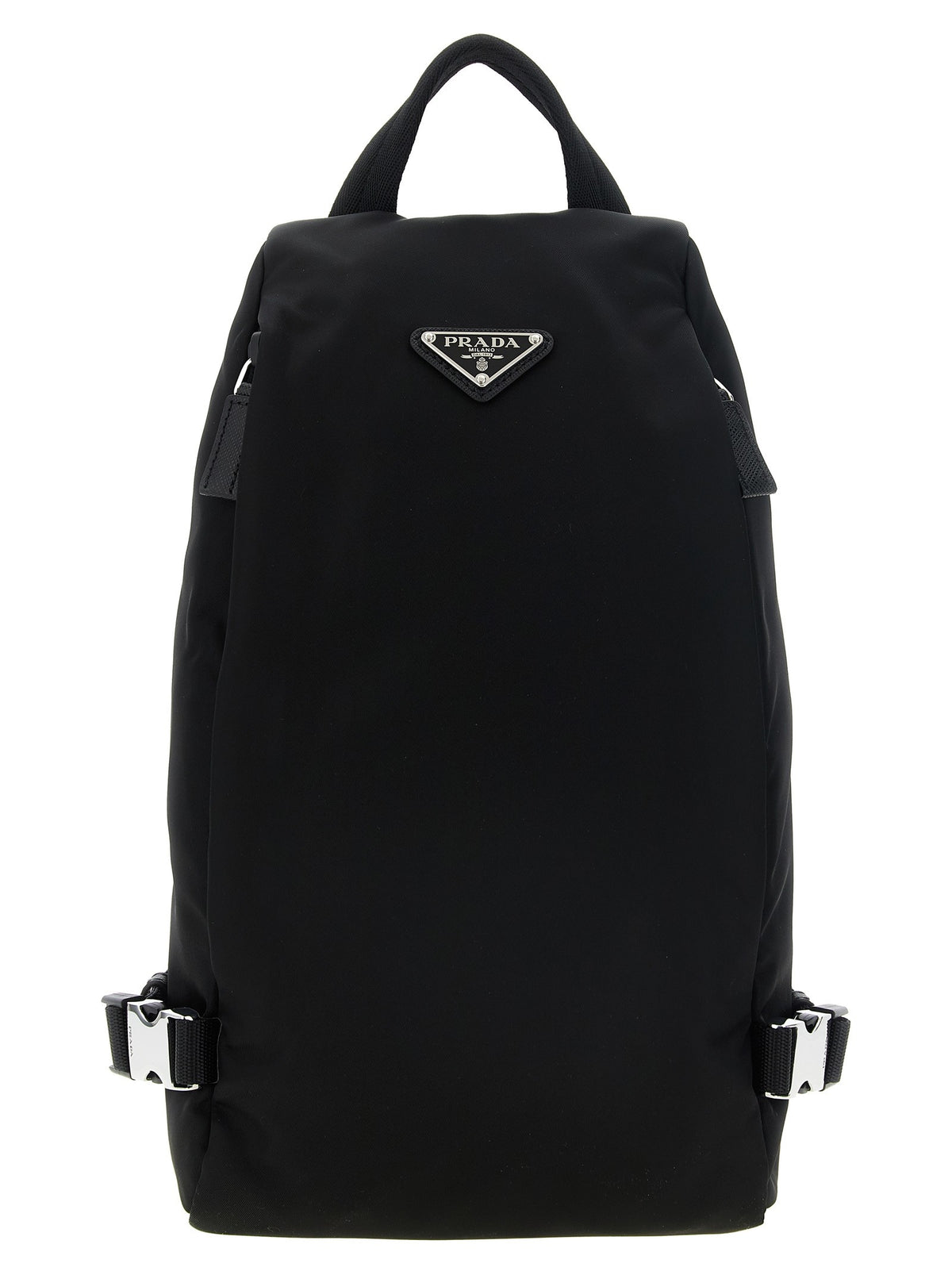 PRADA Re Nylon One Shoulder Backpack Black