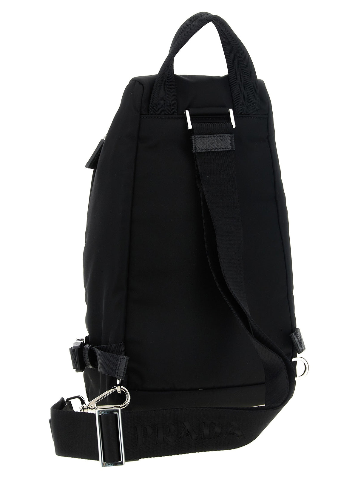 PRADA Re Nylon One Shoulder Backpack Black