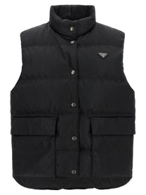 PRADA Re Nylon Padded Vest Black