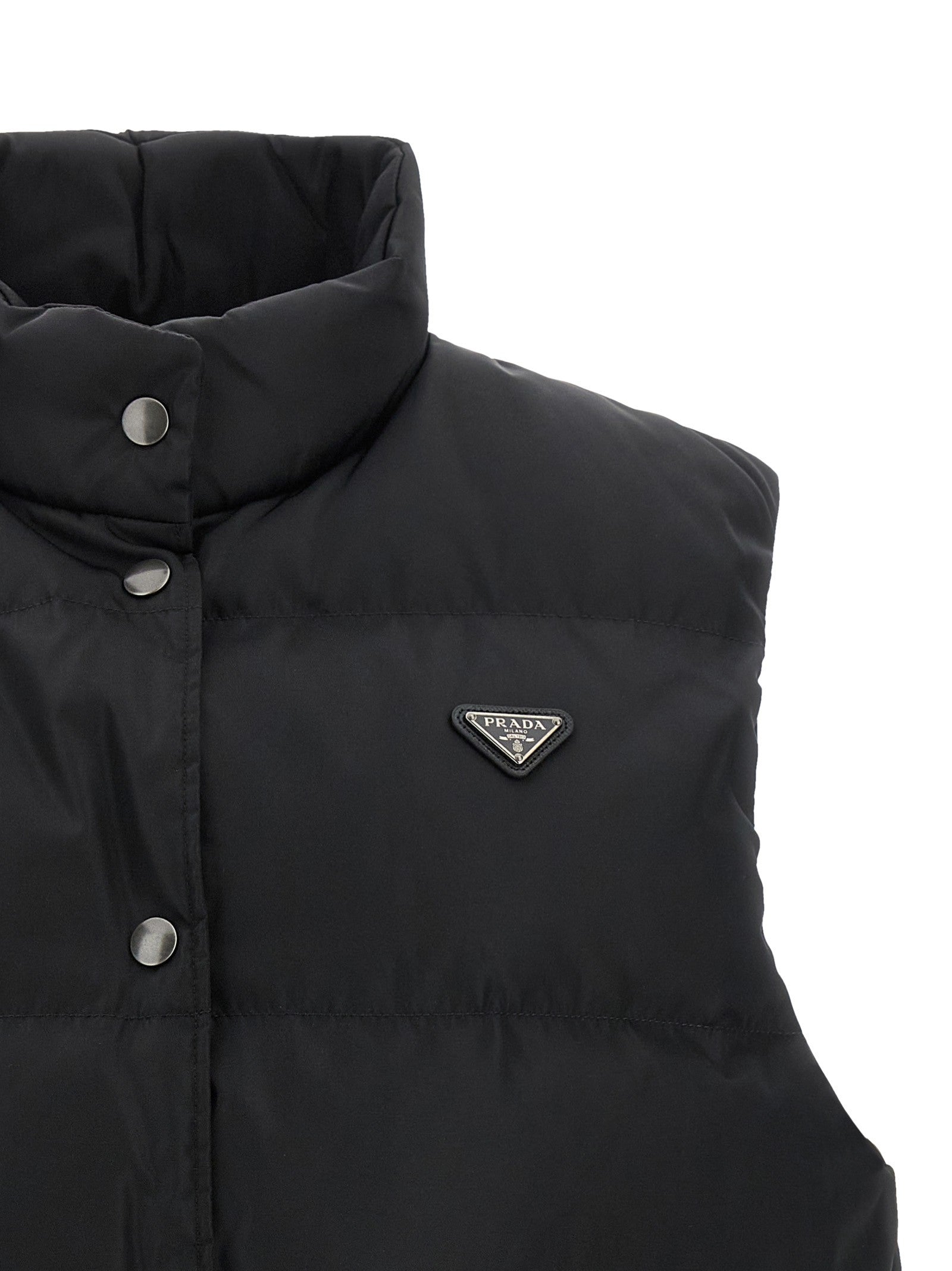 PRADA Re Nylon Padded Vest Black