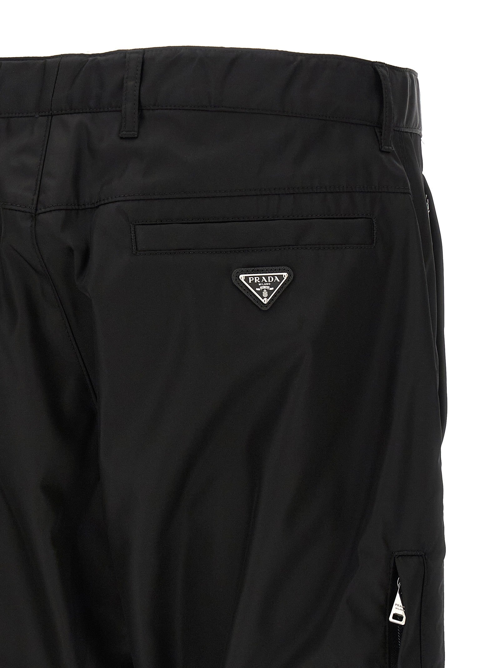 Prada Re Nylon Pants Black
