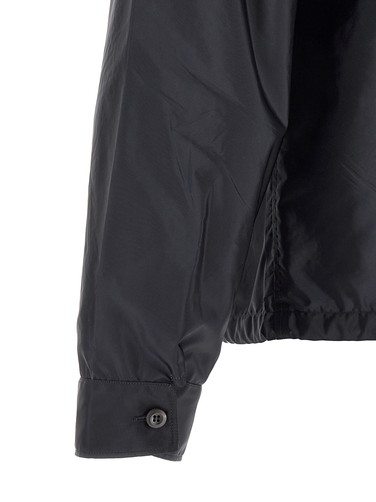 PRADA Re Nylon Piuma Overshirt Blue