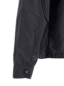 PRADA Re Nylon Piuma Overshirt Blue