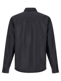 PRADA Re Nylon Piuma Overshirt Blue