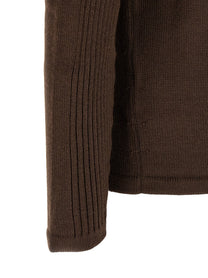 PRADA Re Nylon Pocket Sweater Brown