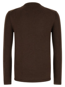 PRADA Re Nylon Pocket Sweater Brown