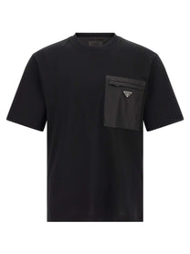 Prada Re Nylon Pocket Shirt Black