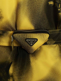 PRADA Re Nylon Printed Parka Yellow