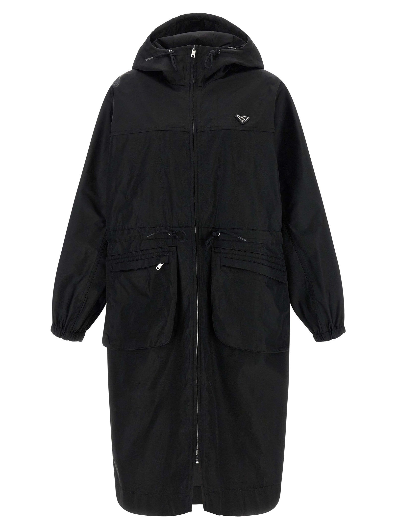 PRADA Re Nylon Raincoat Black