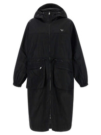 PRADA Re Nylon Raincoat Black
