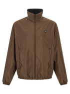 PRADA Re Nylon Reversible Jacket Brown