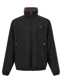 PRADA Re Nylon Reversible Jacket Brown