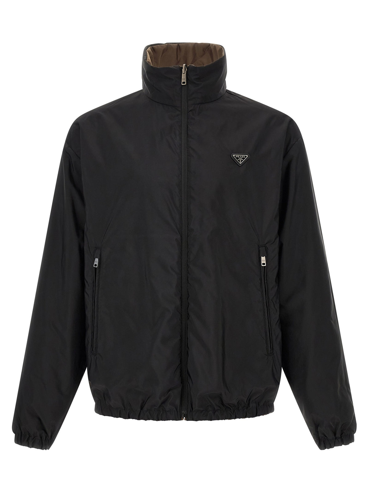 PRADA Re Nylon Reversible Jacket Brown