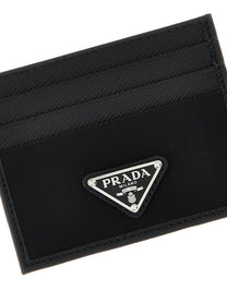 Prada Re Nylon Saffiano Cardholder Black