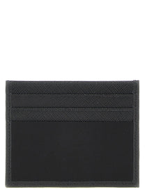 Prada Re Nylon Saffiano Cardholder Black