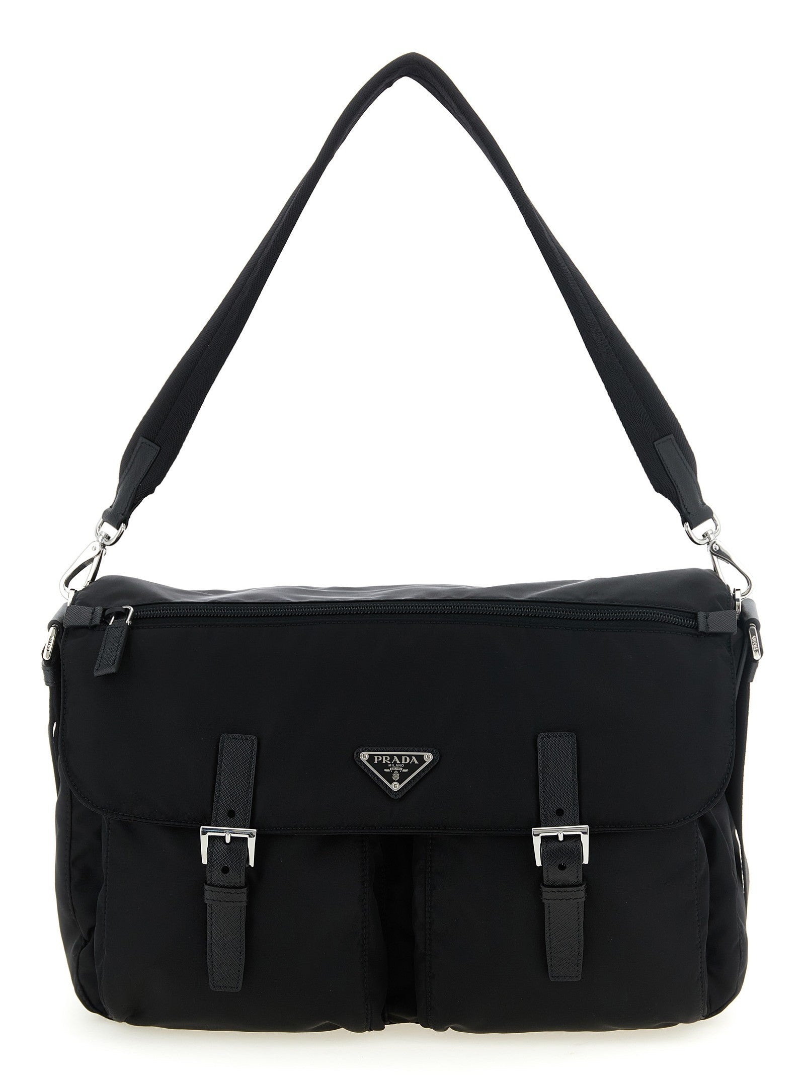 PRADA Re Nylon Shoulder Strap Black