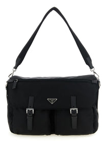 PRADA Re Nylon Shoulder Strap Black