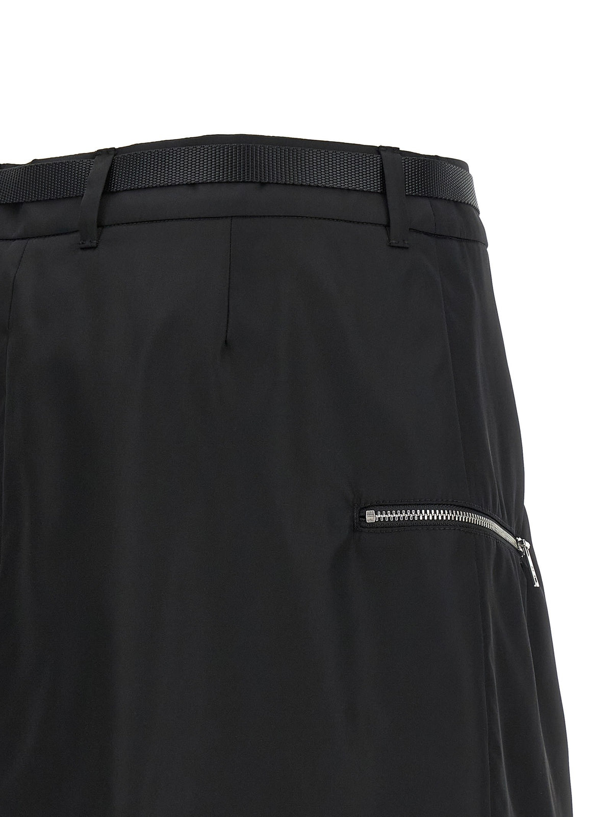 PRADA Re Nylon Skirt Black, view 4