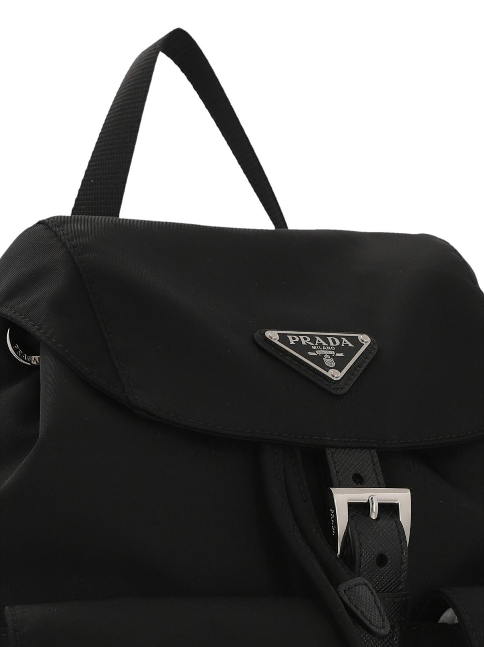 Prada Re Nylon Small Backpack Black