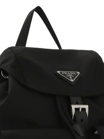 Prada Re Nylon Small Backpack Black