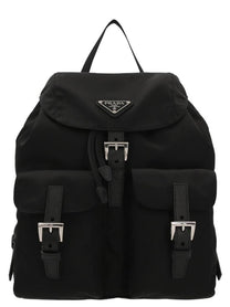 Prada Re Nylon Small Backpack Black
