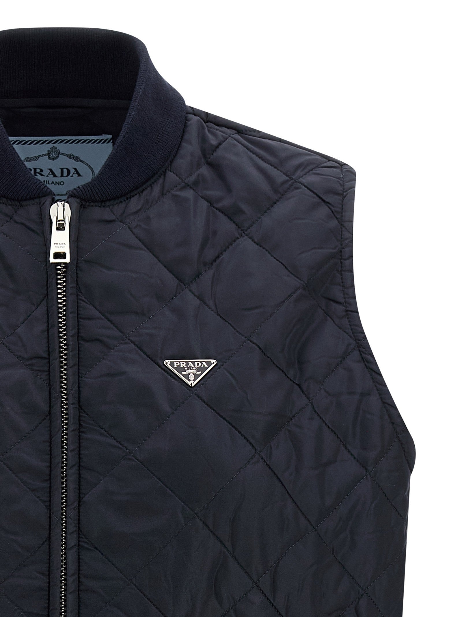 PRADA Re Nylon Vest Blue