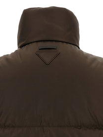 PRADA Re Nylon Vest Brown, view 5
