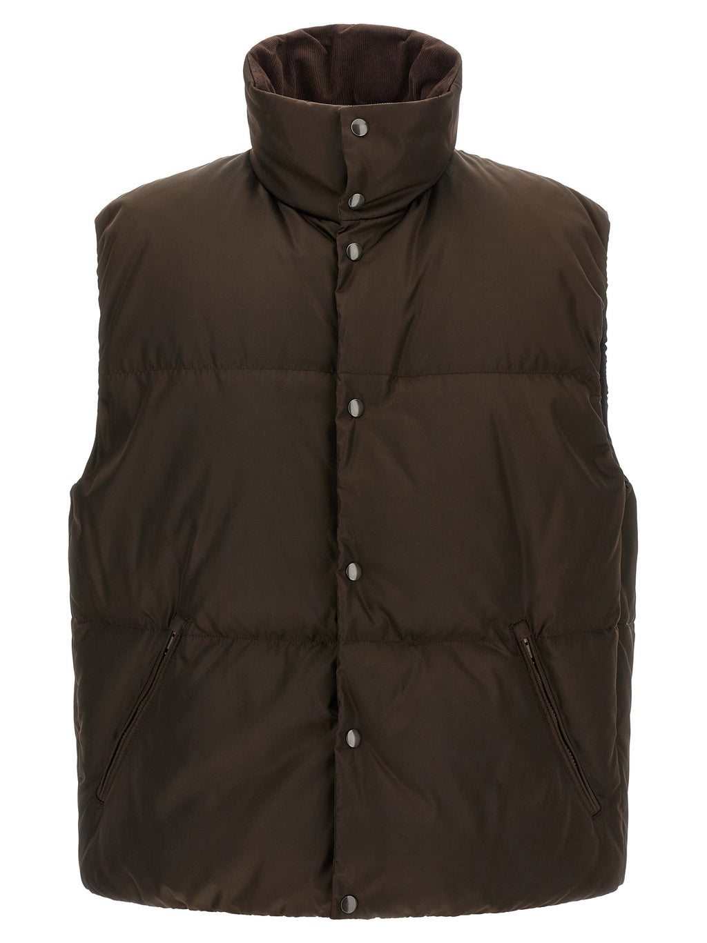 PRADA Re Nylon Vest Brown