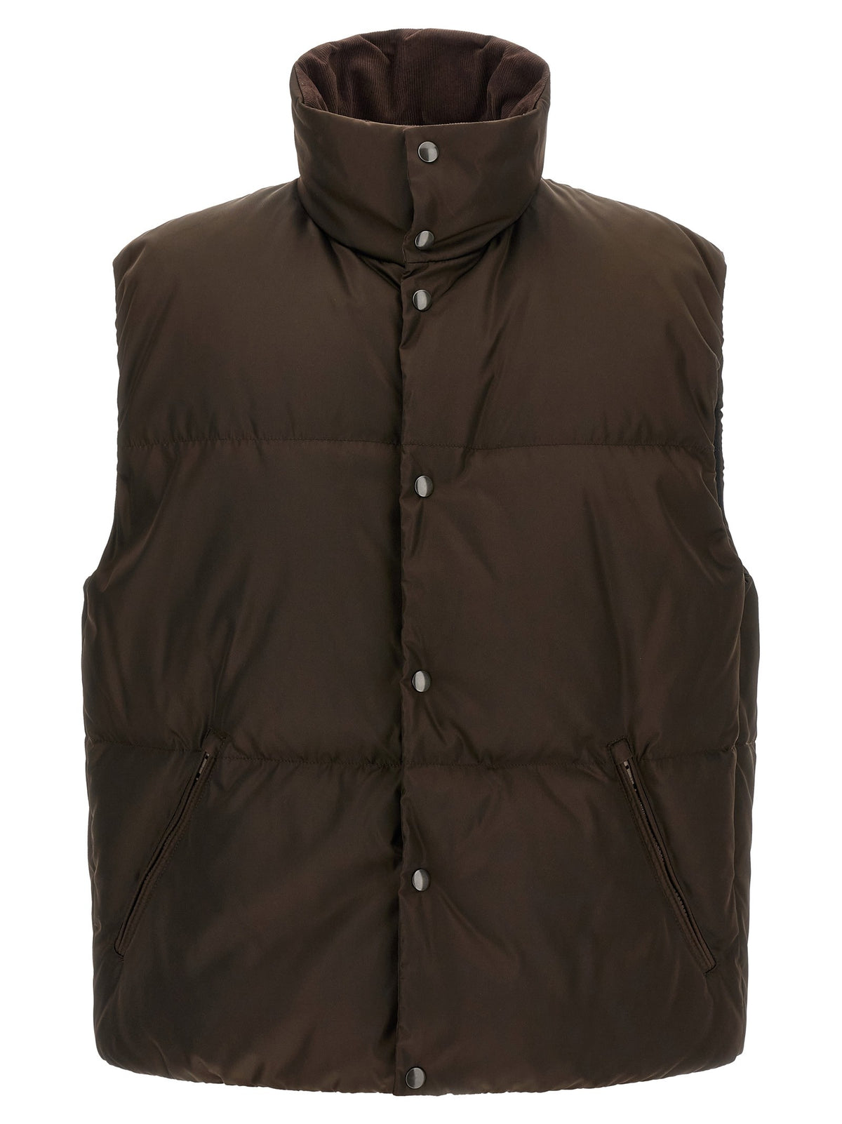 PRADA Re Nylon Vest Brown
