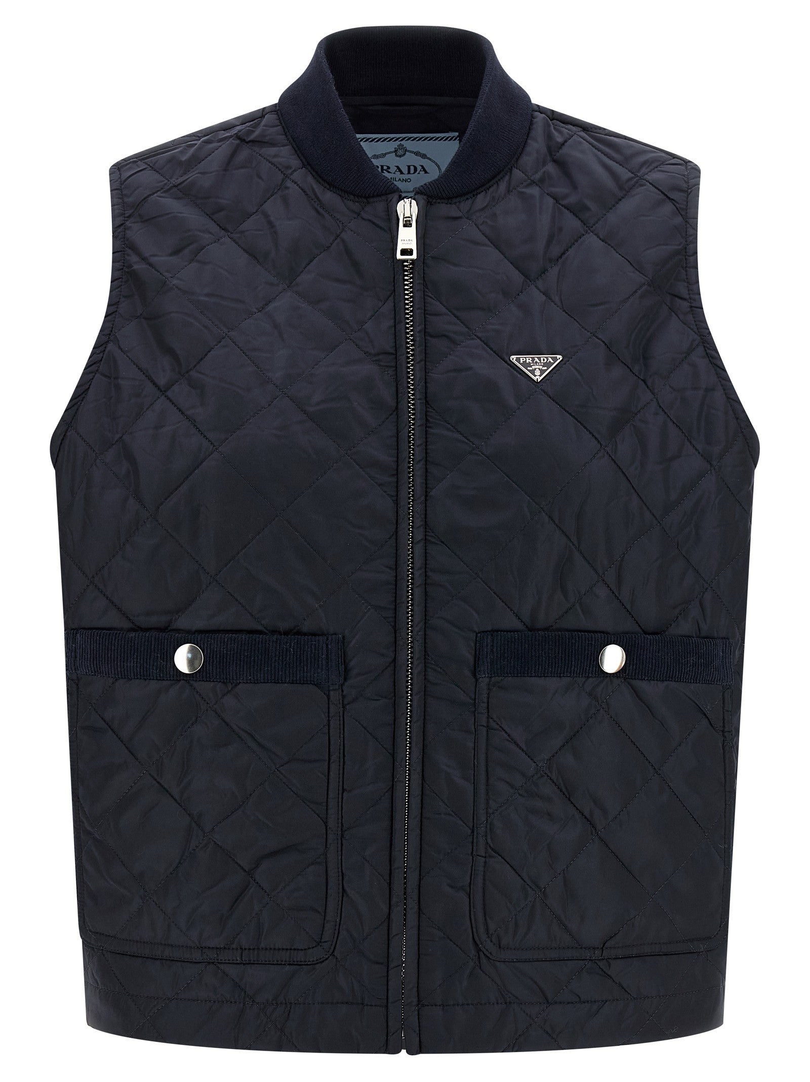 PRADA Re Nylon Vest Blue