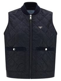 PRADA Re Nylon Vest Blue