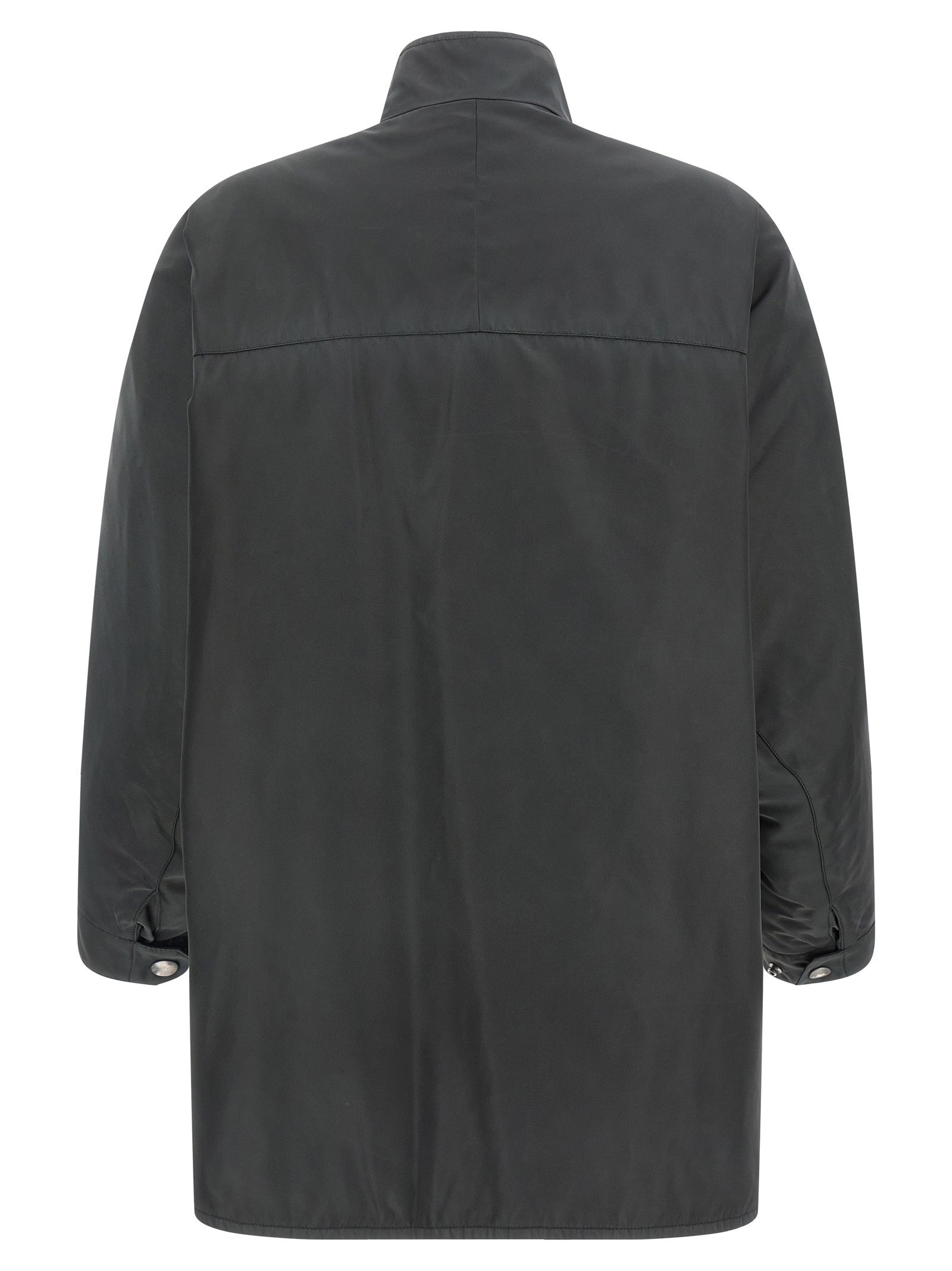 PRADA Re Nylon Waterproof Jacket Grey