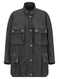 PRADA Re Nylon Waterproof Jacket Grey